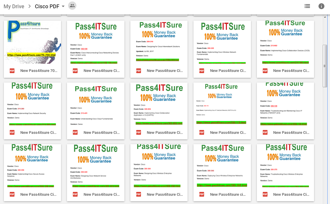 pass4itsure cisco google pdf