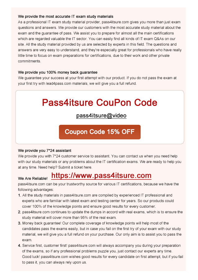 pass4itsure 70-686 coupon