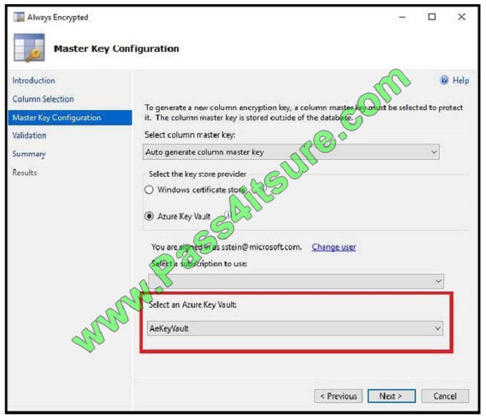 pass4itsure DP-200 exam question q8