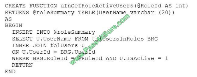 Pass4itsure 70-761 exam questions-q6-2