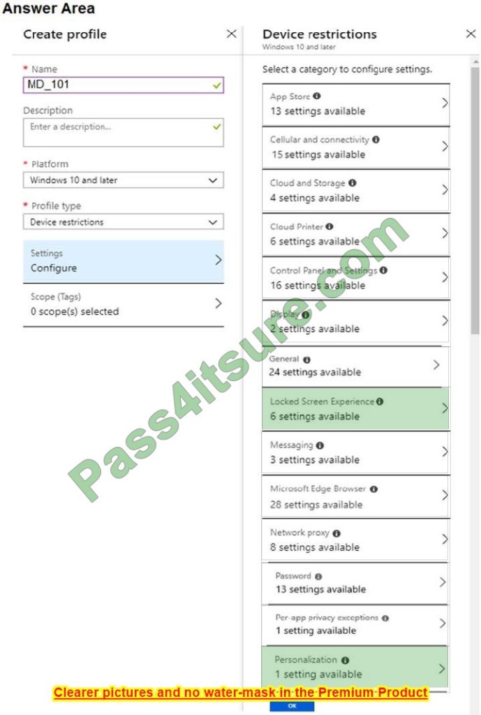 free md-101 practice test 7-2